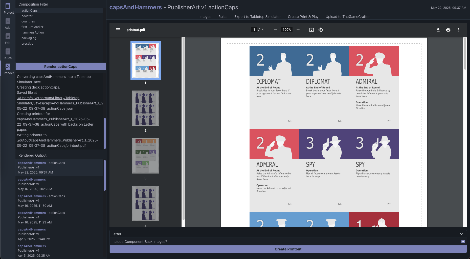 Generate print-ready files in any page size with a single click.